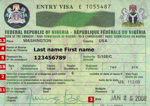 Nigeria visa on arrival